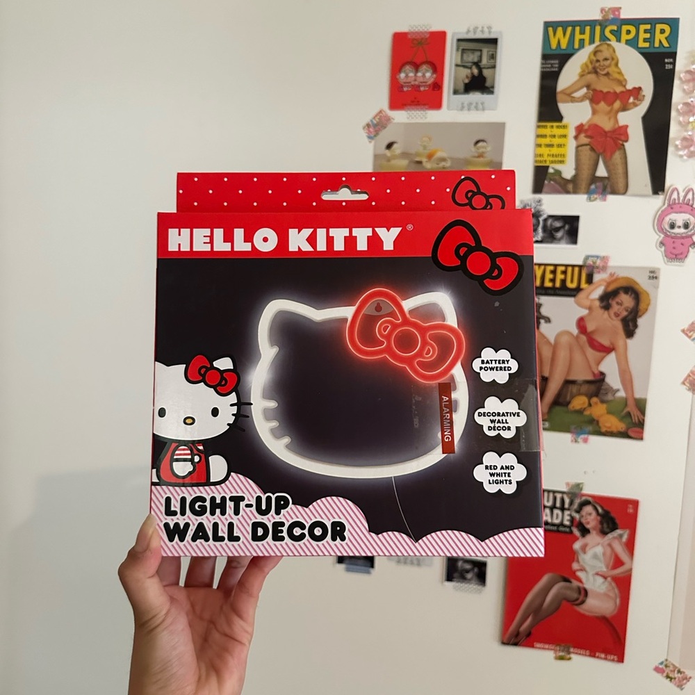 Hello Kitty Neon Light with Red Bow